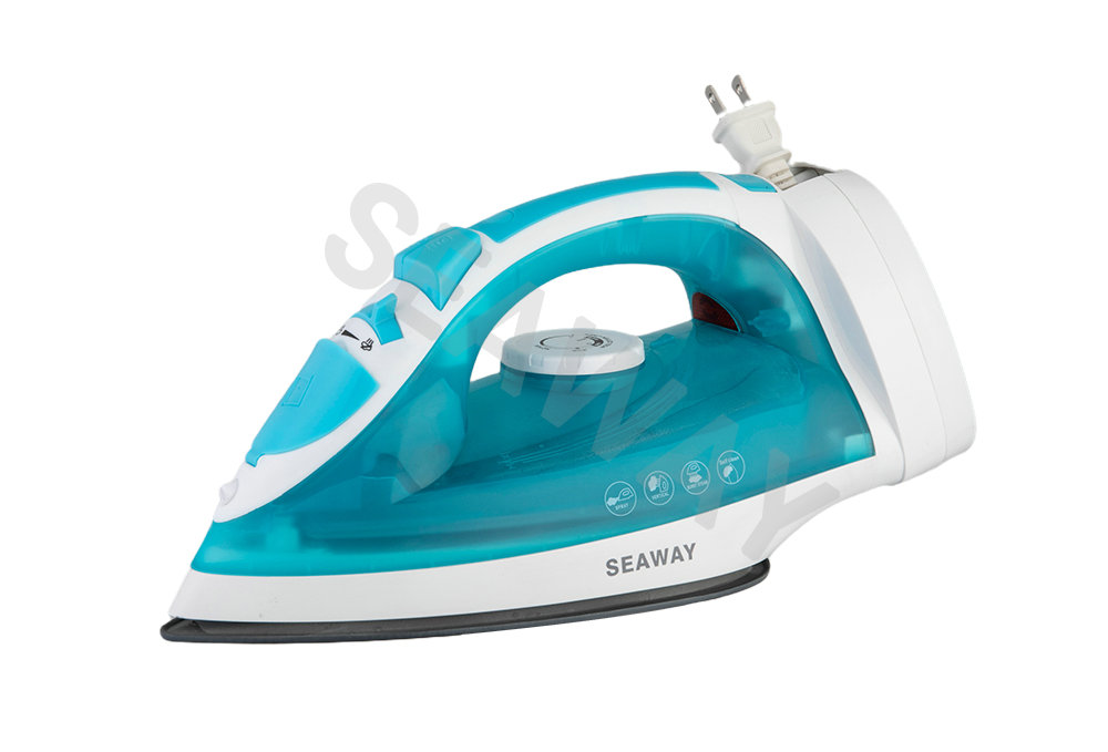 SW-201A مكواة بخار قوية مزودة بسلك بخاري بقاعدة مزدوجة