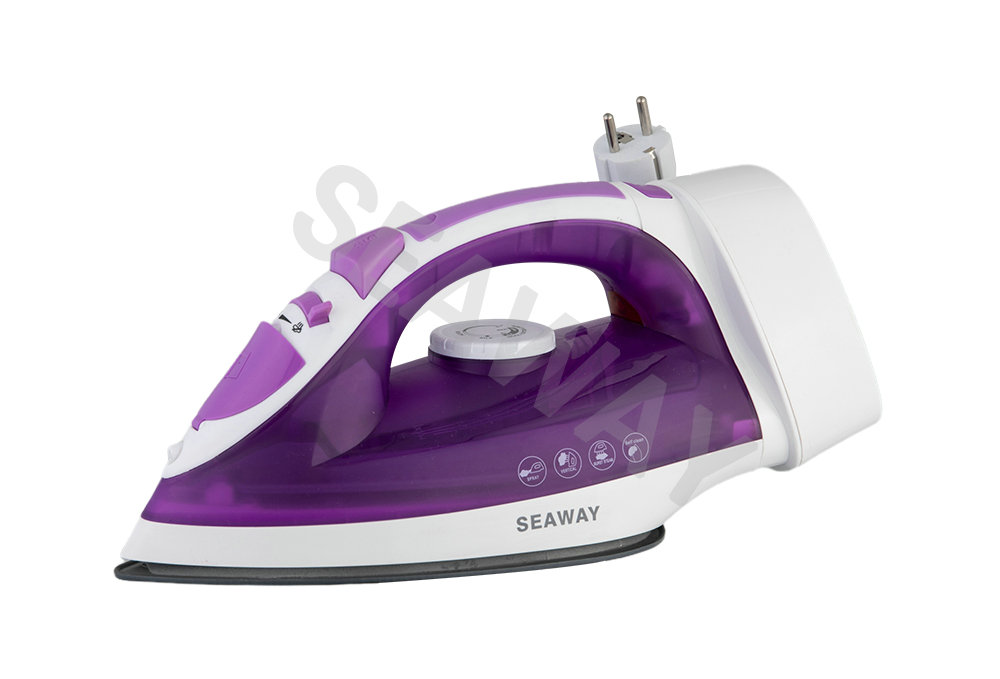 SW-201C مكواة بخار عمودية بسلك بخار مطلية بالسيراميك